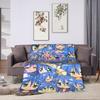 Konata izumi L-Lucky S-Star Blankets  Warm Soft Novelty Plush Throw Blanket For Boy Girl Bed Flannel Bedspread Bed Cover