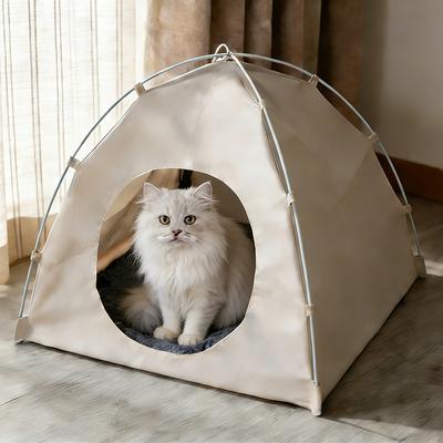 Cat Tent Pet Shelter for Summer, Enclosed for a Sense of Security, Convenient for Outdoor Use, Warm and Breathable, Suitable for All Seasons,