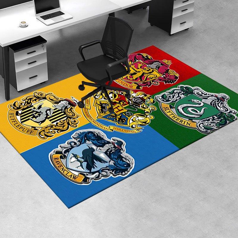 Harry Potter Hogwarts House Crests Phone Case CoverOffice Mat Home Decor Office Rugs LB96