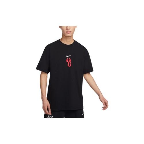 Nike Yi Jianlian Collaboration Loose Fit Basketball T-Shirt Unisex Black