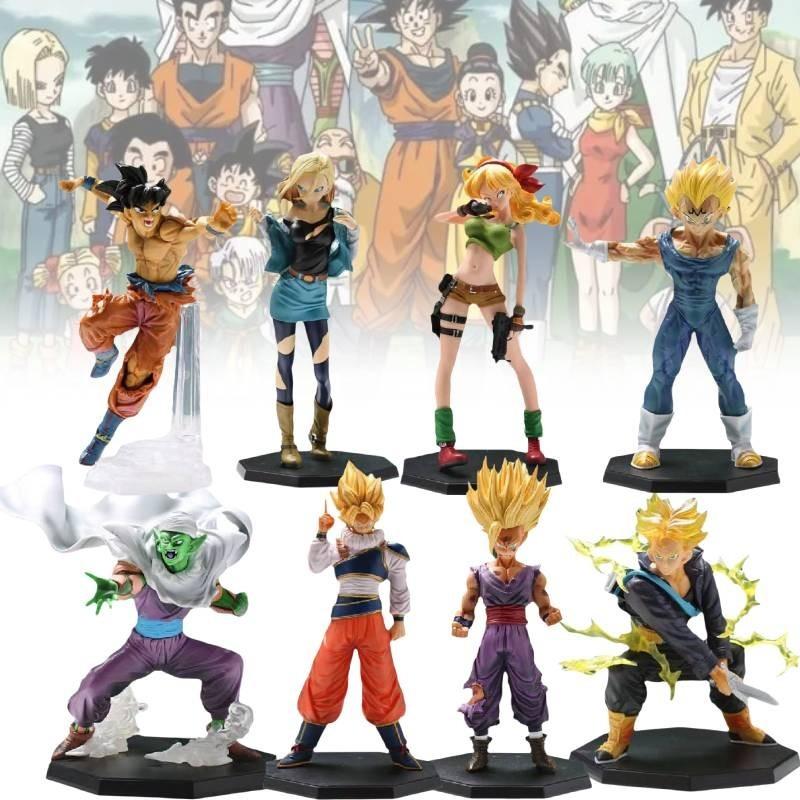 Collectible Pvc Dragon Ball Son Goku Majin Vegeta Green Outfit Figure Display Model