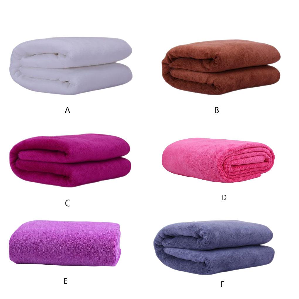 Mikrofiber Banyo Havlusu Su emici Banyo Bezi Spa Spor Duş Makinesi Ev Banyo için Yıkanabilir Yumuşak Lif