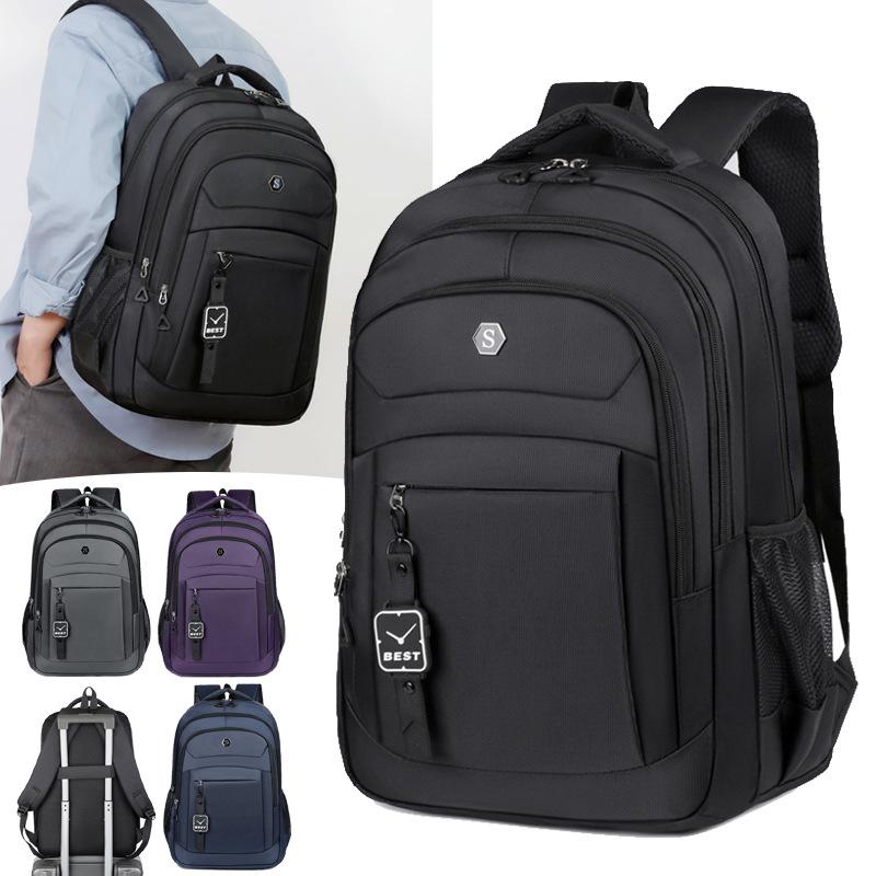 Summer Large Capacity Backpack for Men Multi-Compartment Laptop Travel Daypack College Student Sports Work Bag