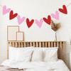 Glittery Heart Garland Banner for Valentines Day Decorations,Wedding Engagement Party home and