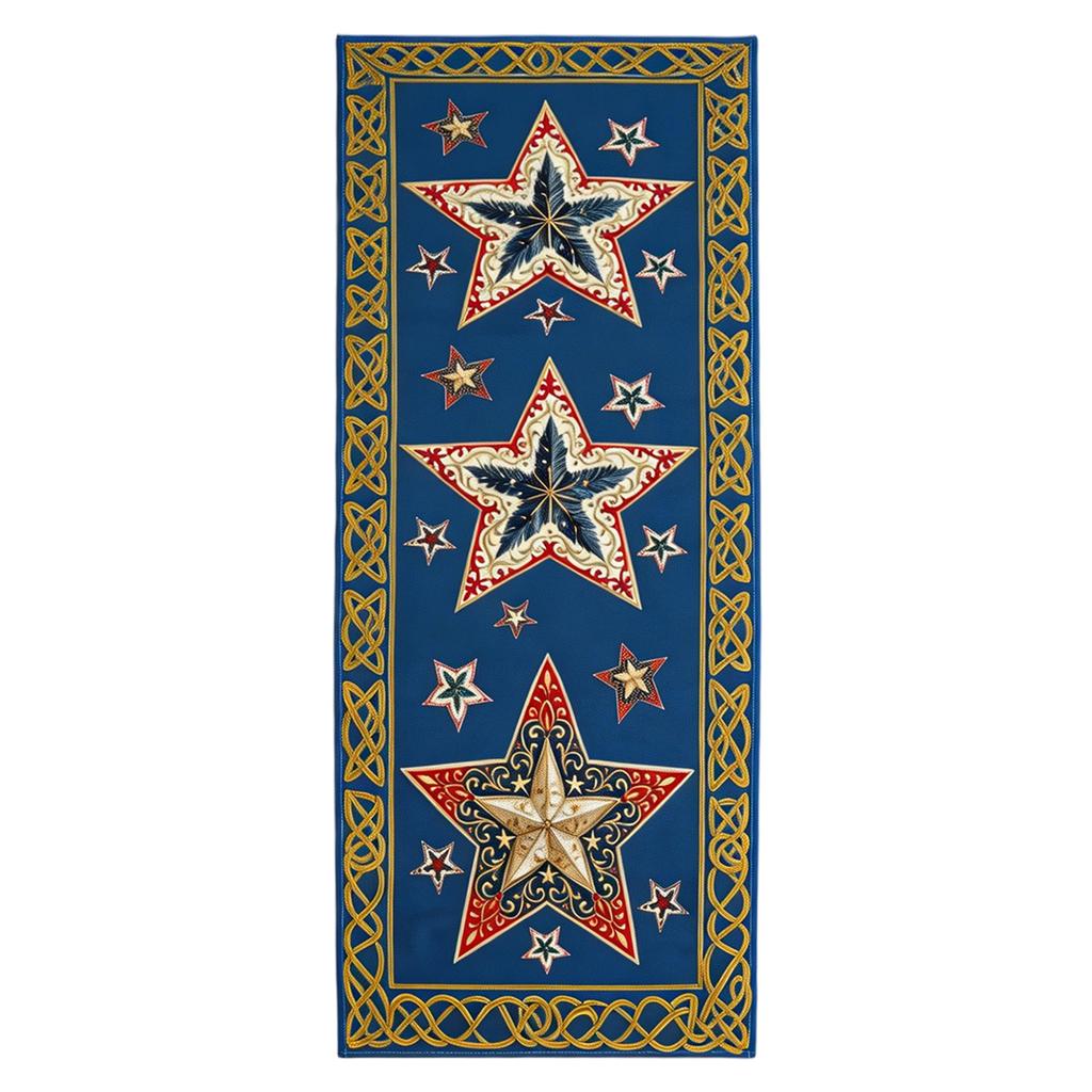 Independence Day 0th Anniversary Tablecloth Decoration, Suitable For Celebrating Independence Day