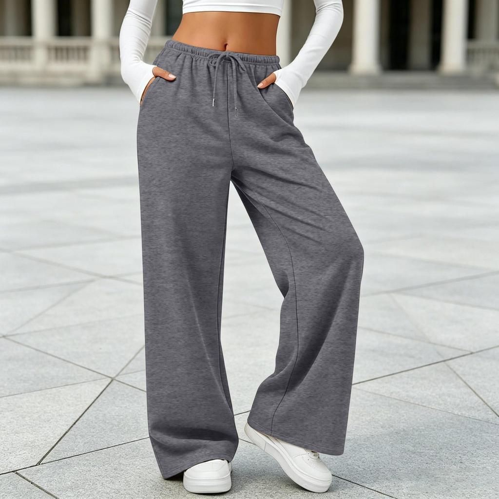 Women's Casual Drawstring Joggers with Pockets for Everyday Wear