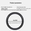 Zhunhang Universal Genuine Leather Perforated Steering Wheel Cover