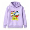 Toddler Kids Boys Girls Hoodie, Cute Baby Shark Ocean Family Friends Printed Casual Pullover Sweatshirt for Daily Wear and Holiday Gift for