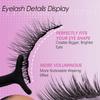 5 Pairs Magnetic Eyelashes Eyeliner Tweezers Set Reusable 3D Natural Curly Mink False Lashes No Glue Needed Easy Apply