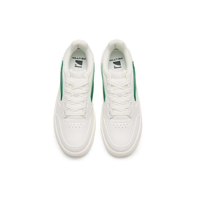 Anta 982 Simple Casual Low-Top Sneakers Men Sneakers White Green 112248066-5