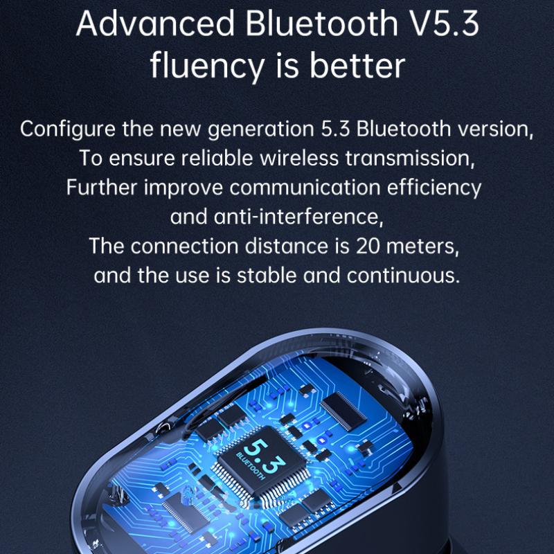 New Product Wireless Bluetooth Headset Movement Low Noise Reduction TWS Entry -ear Two Ears
