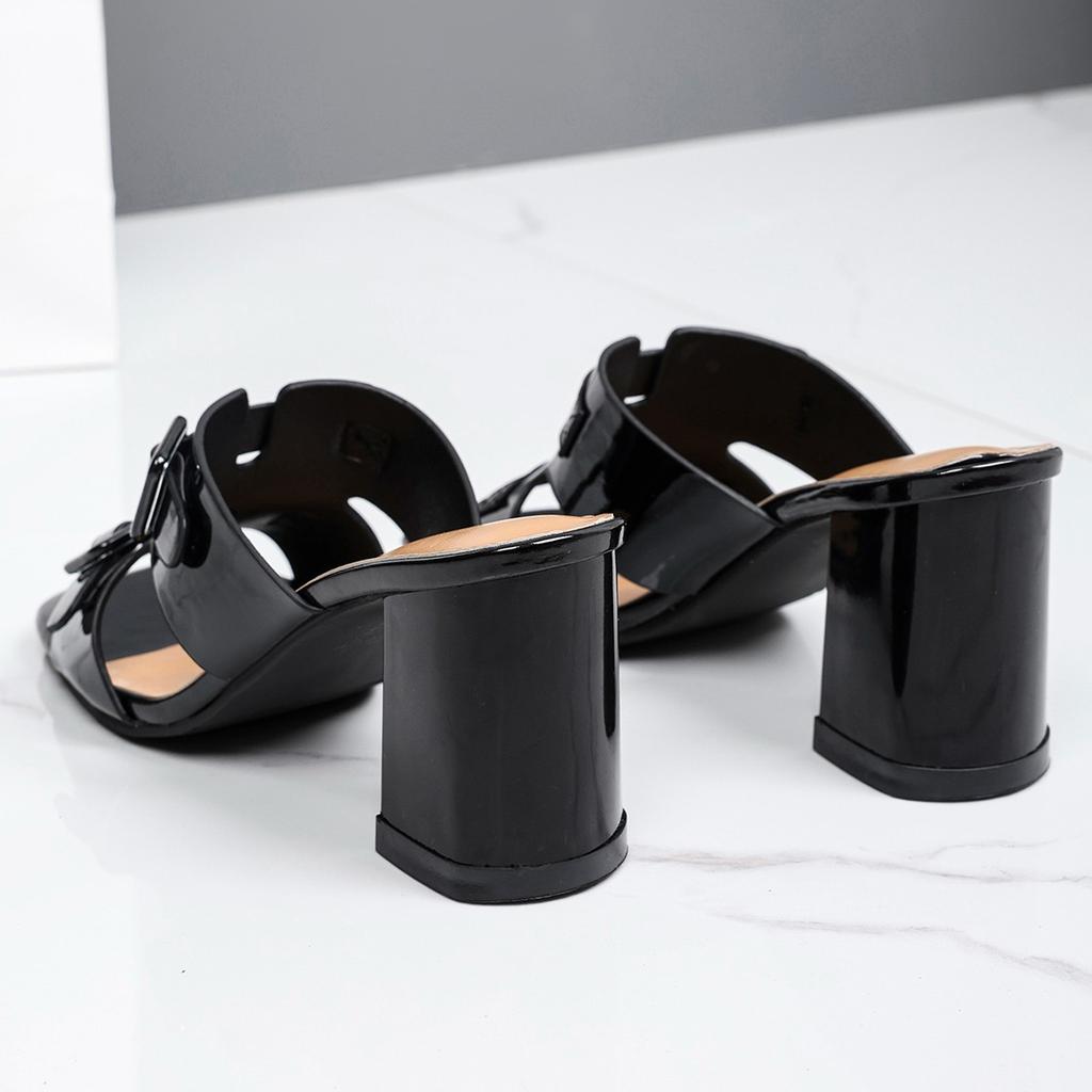 Außenhandel High-Heel-Slipper Sommer neu große Größe Römische Mode dicker Absatz Temperament Trend coole Slipper Damen