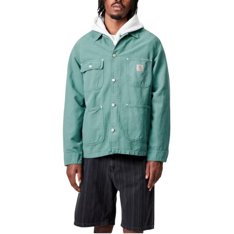 Carhartt WIP FW25 Walter Chore Coat Adjustable Cuffs Long Sleeve Jacket Men Jackets I035552-2ZU-GD