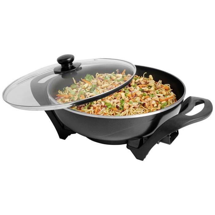 Wok électrique tristar pz-9130 - volume de 4.5 l – diamètre de 33cm - 1500w