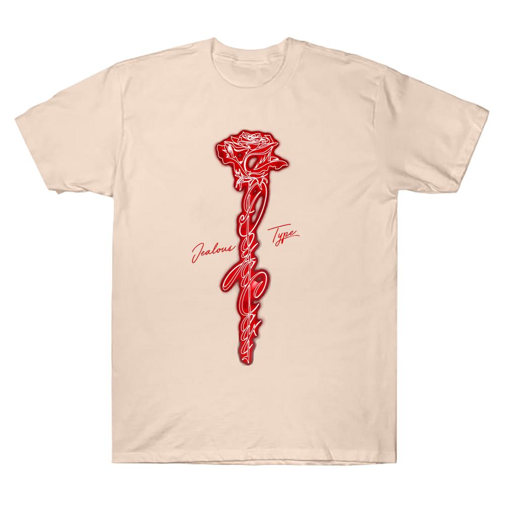 Doja Cat Jealous Type Rose Rose Graphic T Shirts Unisex Men Women Summer Cotton Clothing Harajuku Aesthetic Short Sleeve Tee Y2K