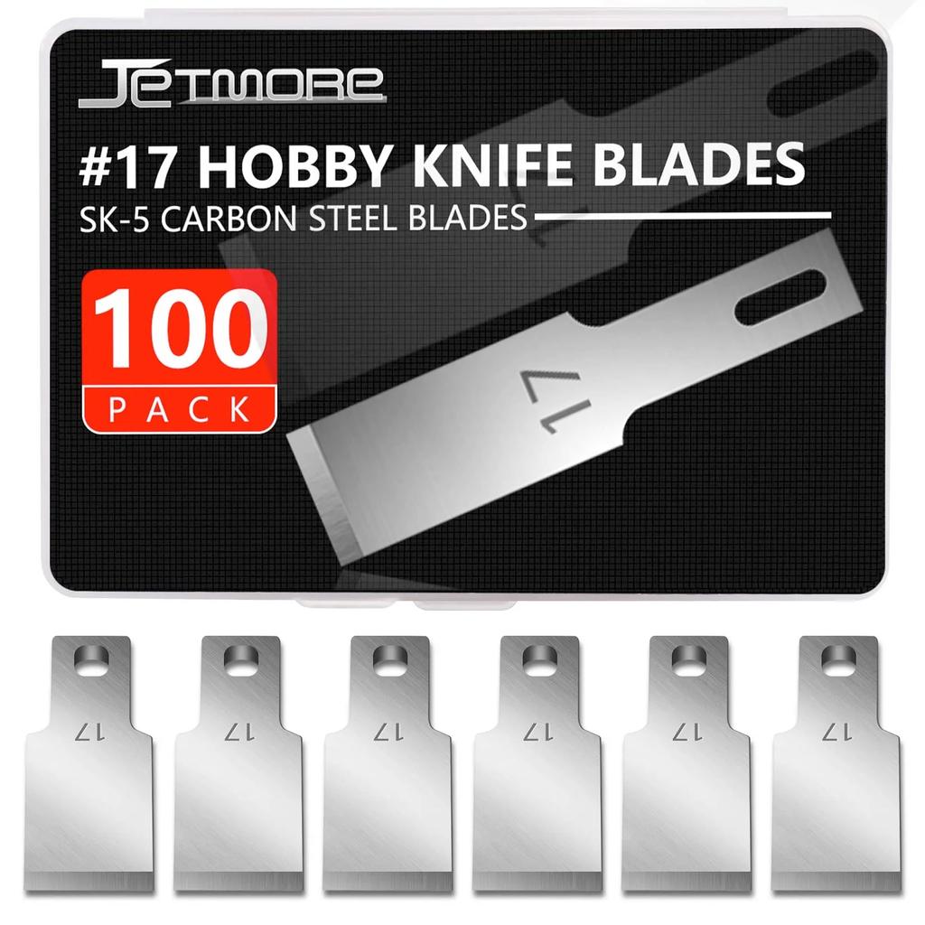 100PCS SK5 High Carbon Steel Woodcarving Blade Craft Carving Tool Carving Metal Knife Woodcarving PCB Repair DIY Blade