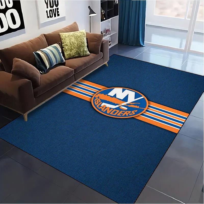 New York Islanders Carpet Rug for Living Room Bedroom Home Sofa Decoration,Kids Play Non-slip Floor Mat