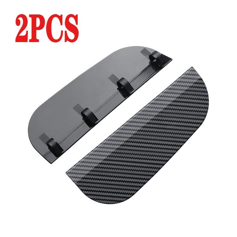 

1 пара протекторов от солнца из углеродного волокна для зеркала заднего вида автомобиля, четкий обзор, водонепроницаемые, аксессуар для автоматической регулировки зеркала чёрный