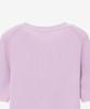 Basic House Women'S Rayon Ribbed Short Sleeve Sweater Lavender Lzkt3204