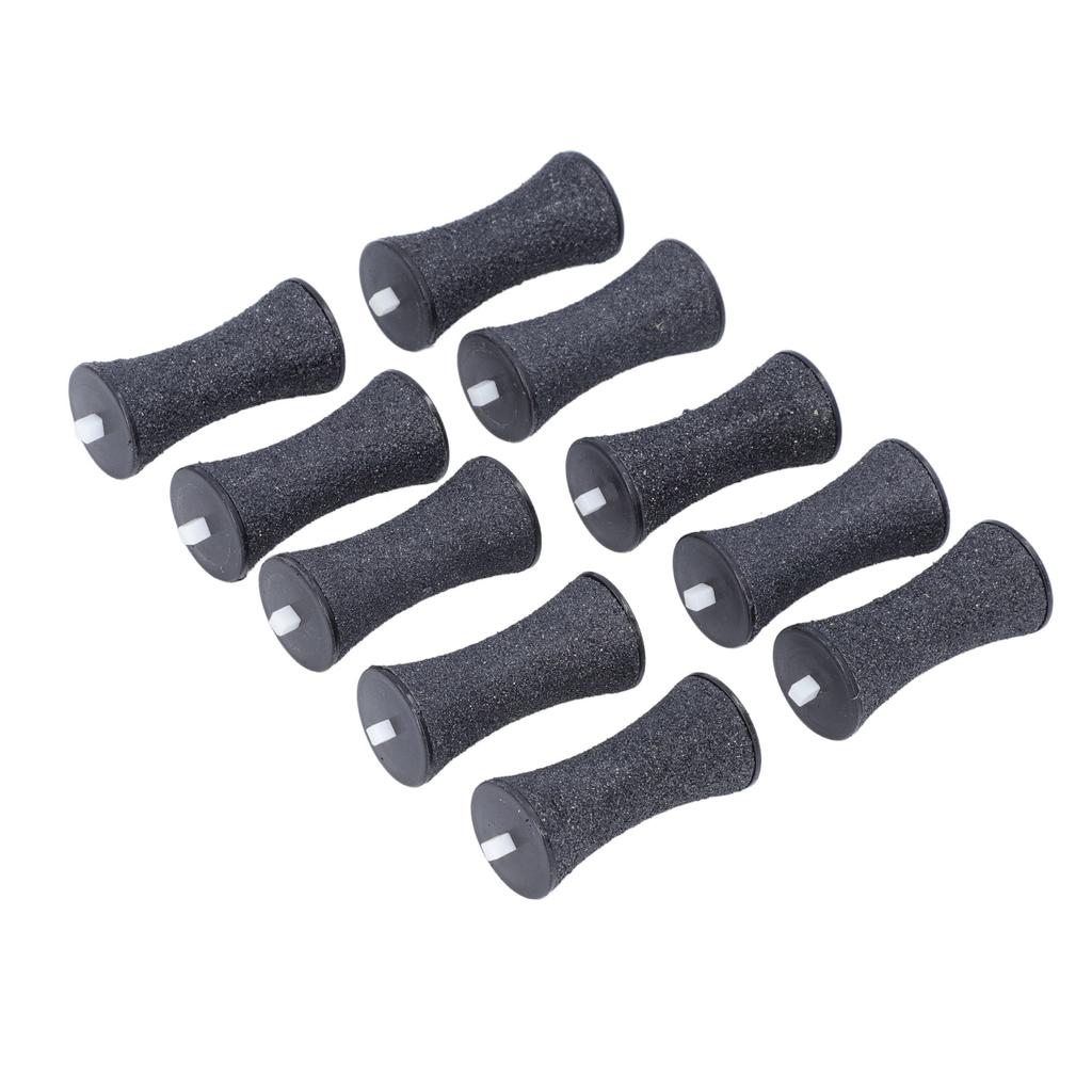 10pcs Electric Callus Remover Replacement Head Black Refill Heads Electric Foot Grinder Replacement Heads for Pedi Foot File