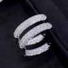 Elegant Diamond Ear Cuff Luxury Rhinestone Hoop Earrings Women Fashion Earrings