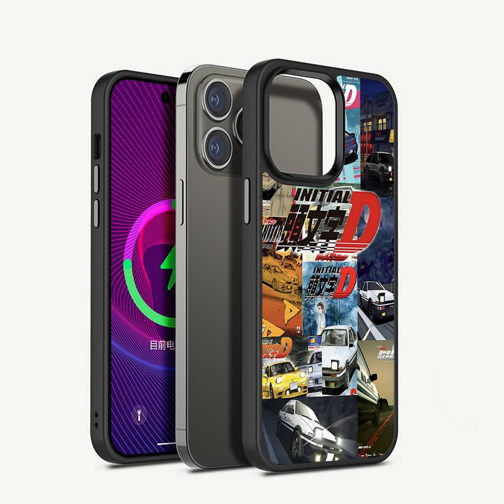 Road Racing Anime I-Initial D Phone Case For IPhone 17 16 15 14 13 12 11 Pro Max For Magsafe Wireless Charger Cover