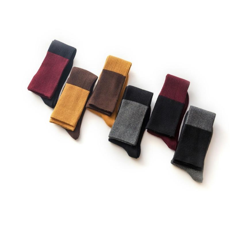 Vertical Knee-high Socks, Long Calf Socks, Solid Color Pile Socks, High Socks, Breathable