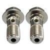 4X Stainless M10 X 1.25 Banjo Bolts Brake Master Cylinder Screw Brake Hose Caliper Bolt Hydraulic Clutch Screw