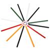 12pcs 6 Colors Fabric Marking Pencil Peel-Off Erasable Pen Versatile Sewing Crayons  For Sewing