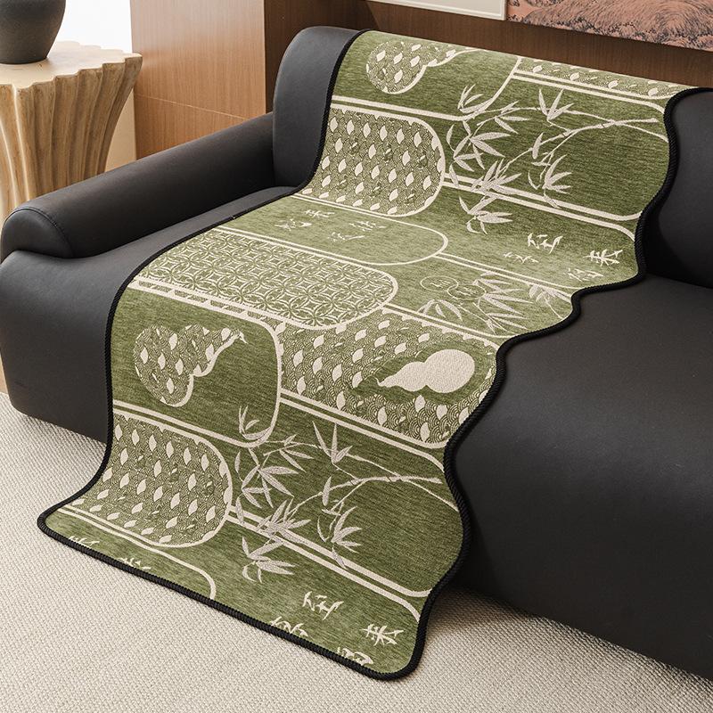 French Retro Special-Shaped Sofa Cushion New High-End One-Piece Combination Sofa Cushion Cover Cloth Towel
