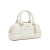 Charles & Keith Small CK 26 Spring Vintage Boston Bag Women Handbag Chocolate Cream CK2-30782785