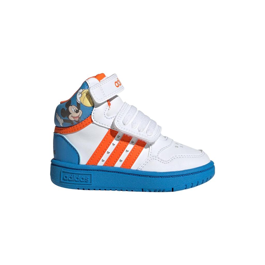 Disney X Adidas Hoops 3.0 Mid I Mickey Mouse Baby Sneakers White Cloud-White Impact-Orange GY6633
