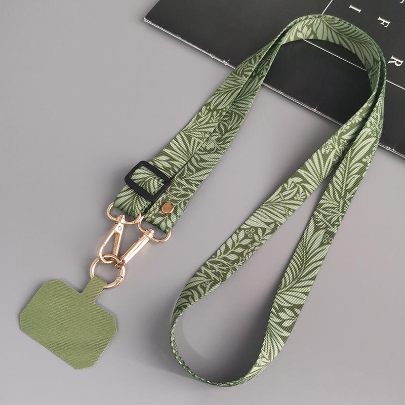 

Painted Crossbody Cell Phone Lanyard Strap Adjustable Neck Hanging Rope With gasket Clip Anti-Lost Universal Phone Case Lanyards