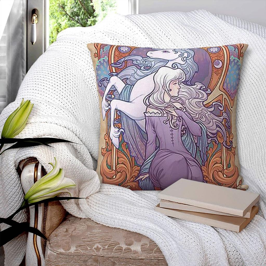 Lady Amalthea The Last Unicor Square Pillowcase Cushion Cover Pillow Case Throw Pillow Cover for Home Sofa Living Room