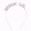 Queen Birthday Gift Female Jewelry Rhinestone Crown Happy Birthday Headband Korean Style Hair Hoop
