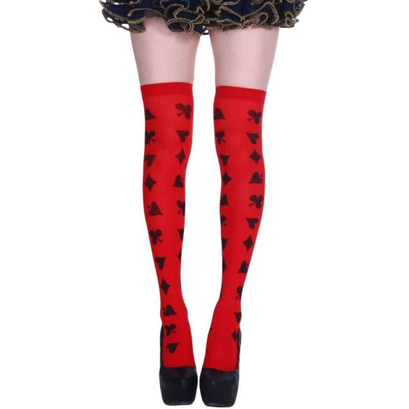 Bas Cuissardes pour Femmes pour Cosplay et Tenues d'Halloween, Chaussettes Douces Extensibles au-dessus du Genou pour Fêtes