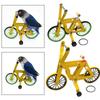 Bird Training Toy Training Supplies Parrot Puzzle Bicycle for Parakeet