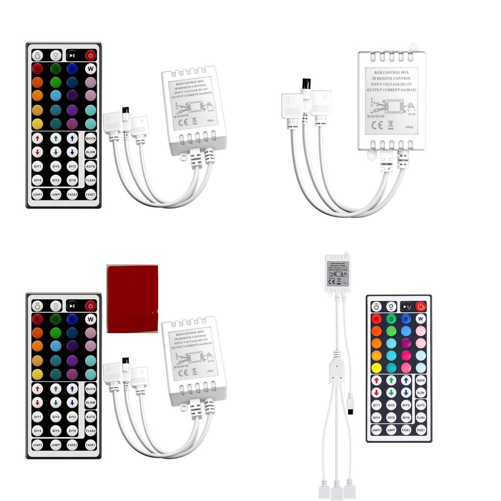 Rgb Led Light Strip Controller With Ir Remote For Home Decor And Dimming