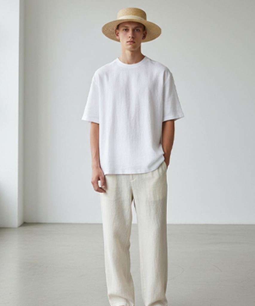 Yunibeosyeolkemiseuteuli Sweet Brown Flat Panama Hat Panama Hat