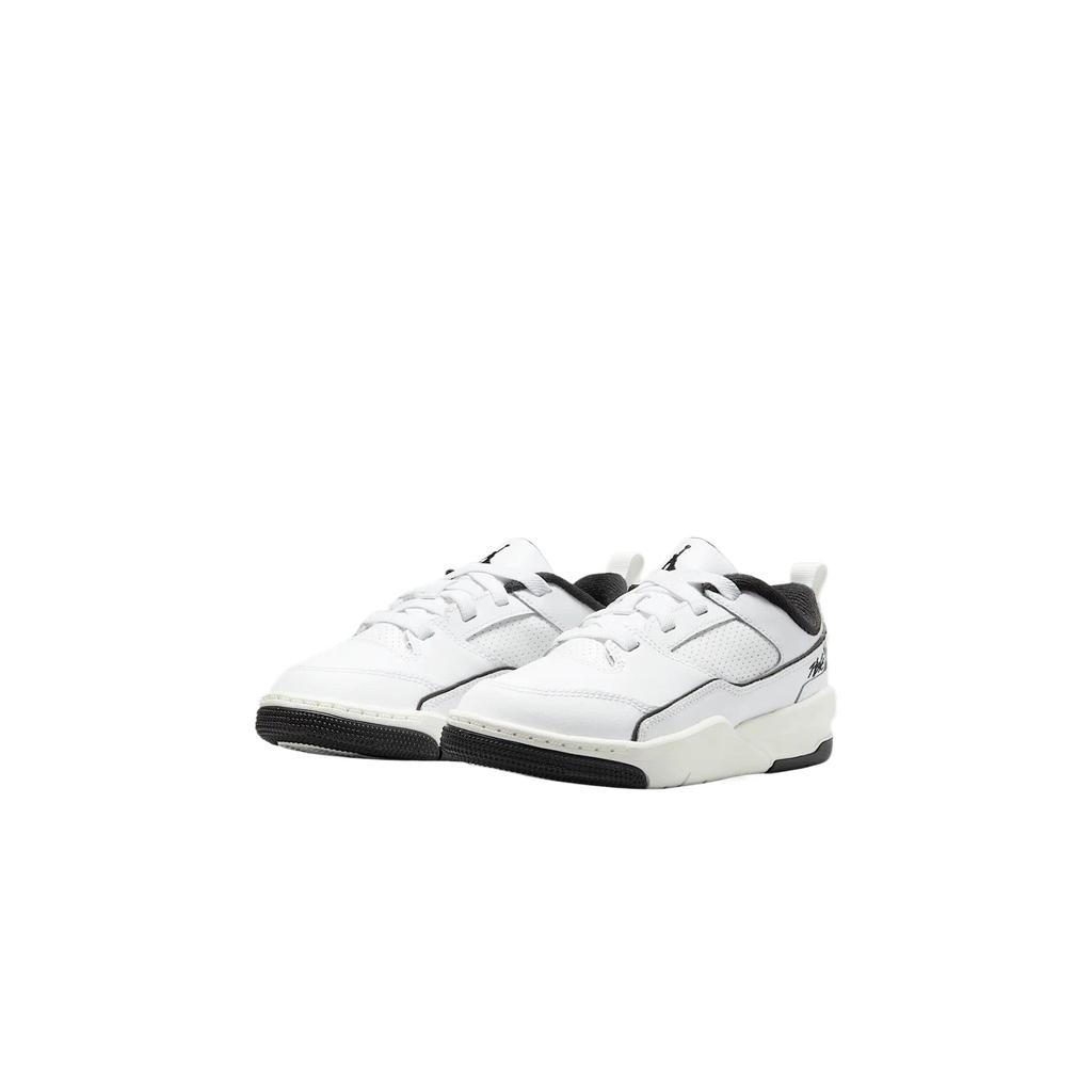 Air Jordan Flight Court PS Weiß Schwarz Kinder Sneaker Sail HF3332-100