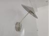 Polished Chrome Wall Light Fixture, Minimalist Vanity or Bedroom Lighting Sconce