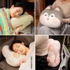 Thickened Cartoon Animal Pillow Hand Insertion Type Nap Pillow Throw Pillow Blanket  Summer Winter