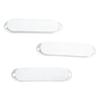 Universal White Plastic Guitar Pickup Cover ABS Texture Perfect for Most Standard Electric Guitars for Easy Installation
