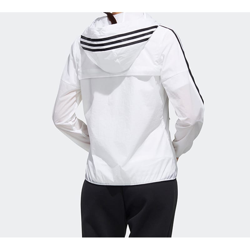 adidas Jackets Women's White Hooded Moderate Other FT2881