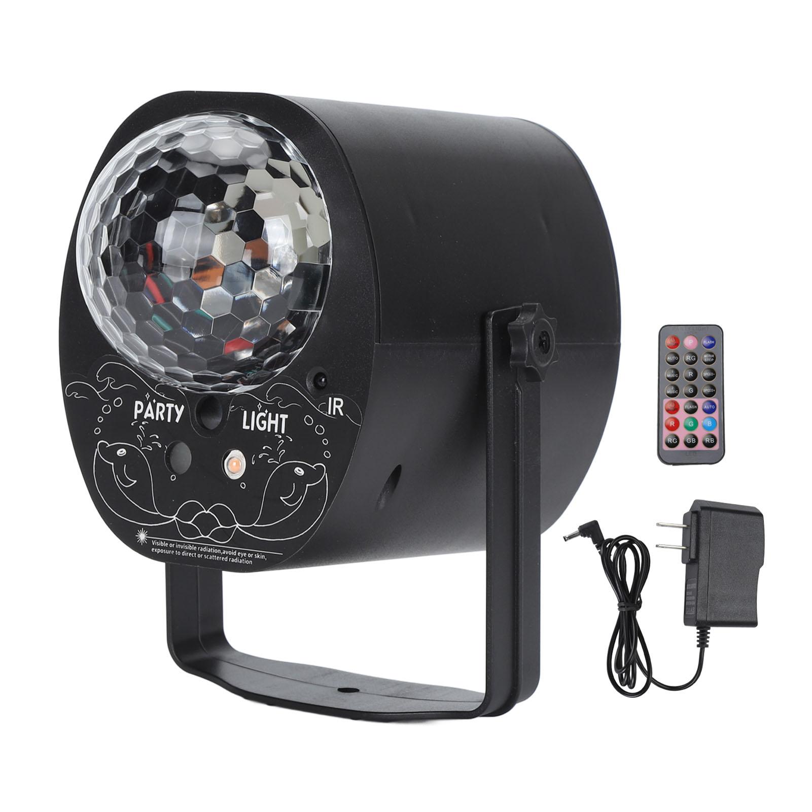 

Праздничные шаровые огни LED 3 в 1 несколько моделей звуковая активация пульт дистанционного управления сценический шаровой свет для W US Plug 100‑240V