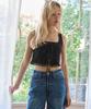 5OML Knit Lace Top (Black)
