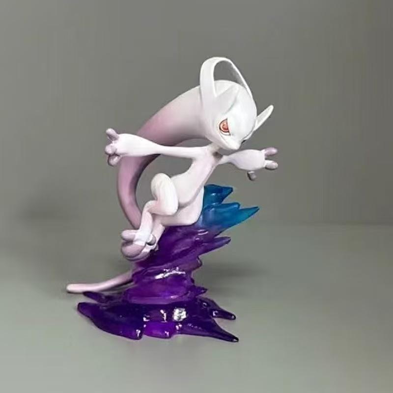 7.5-12cm Anime Pokemon Figure Mega Mewtwo Pvc Action Figures Collection Model Toys Gifts