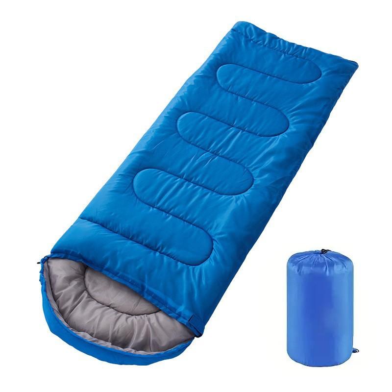 Adult Single Camping Sleeping Bag Envelope Style Winter Warm Thick Portable Outdoor Survival Hiking Travel
