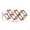 Countertop Wine Holder Unit, Freestanding Organizer for Bottles, Stackable Design Pantry and