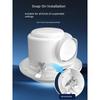 Ventilation Fan Ultra-Thin Embedded Hotel Bathroom Toilet Gypsum Honeycomb Panel Ceiling Guest Restaurant Round Exhaust Fan